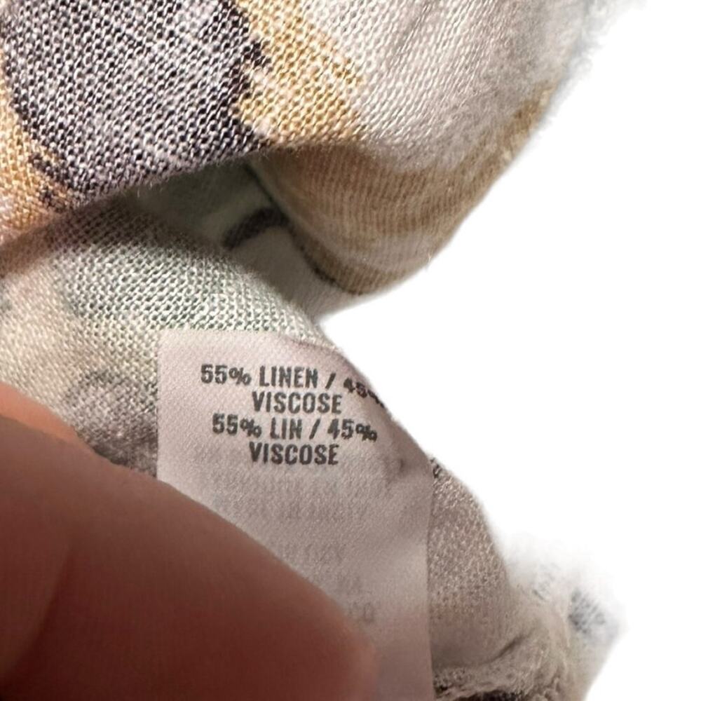 Aerie Safari Animal Print Linen Blend Skirt Size Medium - Picture 4 of 6